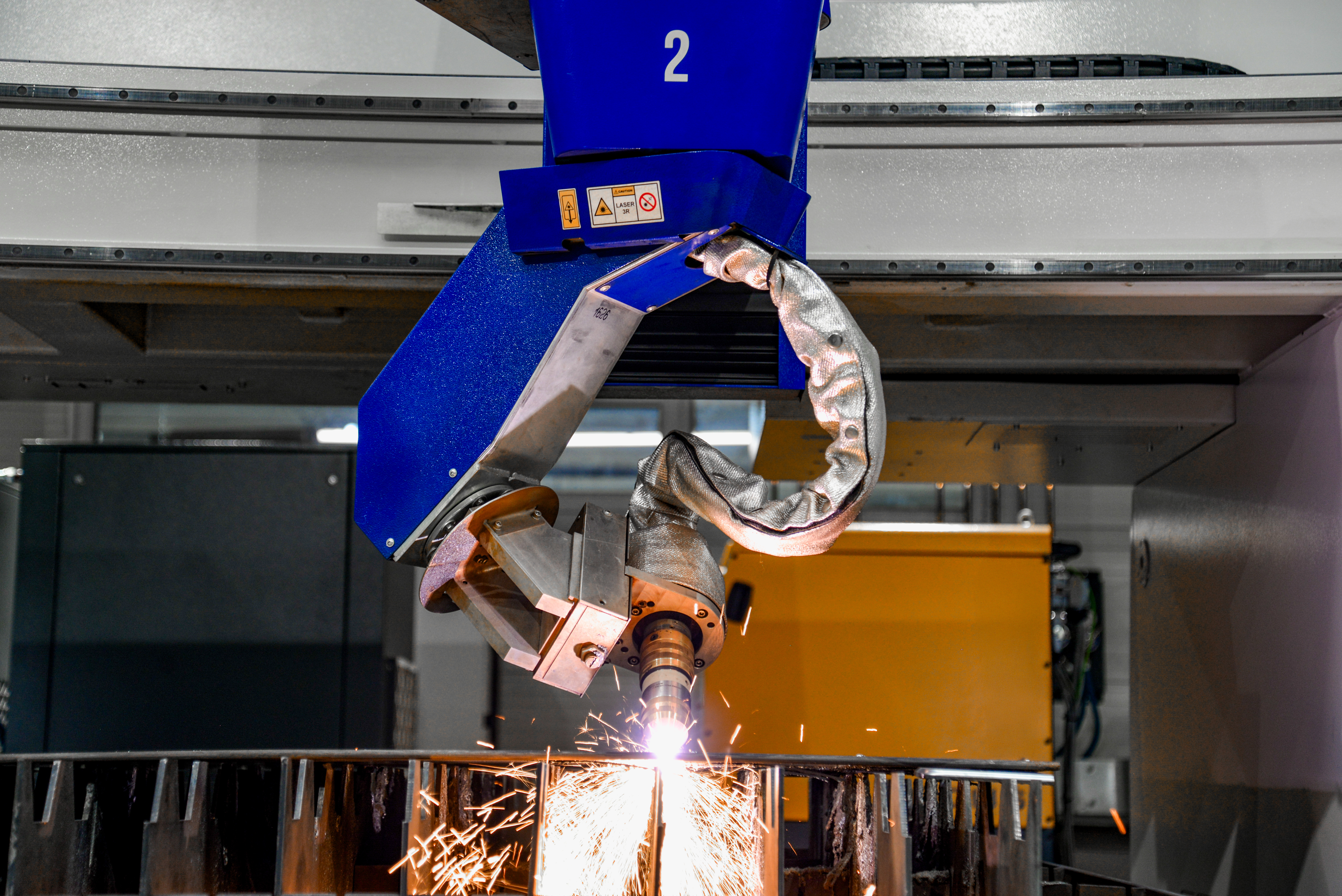 Vortex 3D FL-Kopf zum 3D-Blechschneiden mit Fasenbildung und automatischer Kalibrierung