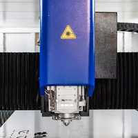 Laser cutting head with full support – Diamond Vector Laser